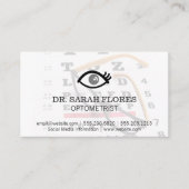 Gläser | Augensymbol Visitenkarte (Vorderseite)