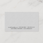 Gläser | Augenuntersuchung Visitenkarte (Rückseite)