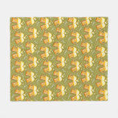 Gläser des Bier-Musters Fleecedecke (Vorderseite (Horizontal))