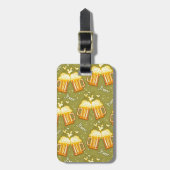 Gläser des Bier-Musters Gepäckanhänger (Vorderseite vertikal)