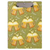 Gläser des Bier-Musters Klemmbrett (Vorderseite)