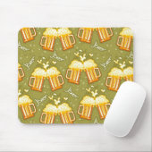 Gläser des Bier-Musters Mousepad (Mit Mouse)