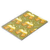 Gläser des Bier-Musters Notizblock (Linke Seite)