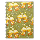 Gläser des Bier-Musters Notizblock (Vorderseite)