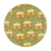 Gläser des Bier-Musters Schneidebrett (Vorderseite)