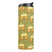 Gläser des Bier-Musters Thermosbecher (Nach links gedreht)