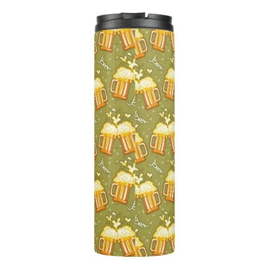 Gläser des Bier-Musters Thermosbecher (Rückseite)