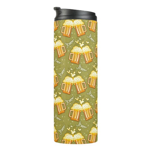 Gläser des Bier-Musters Thermosbecher (Nach rechts gedreht)