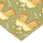 Gläser des Bier-Musters Tischdecke (Schrägansicht)