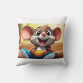 Gläser die Maus Kissen (Rückseite)