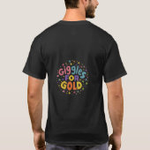 Gläser für Gold T-Shirt (Rückseite)