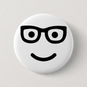 Gläser Geek-Nerd Button (Vorderseite)
