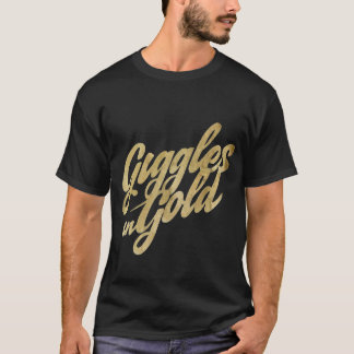 Gläser in Gold T-Shirt