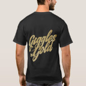 Gläser in Gold T-Shirt (Rückseite)