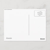 Gläser mit Wasser und Trockeneis Postkarte (Rückseite)