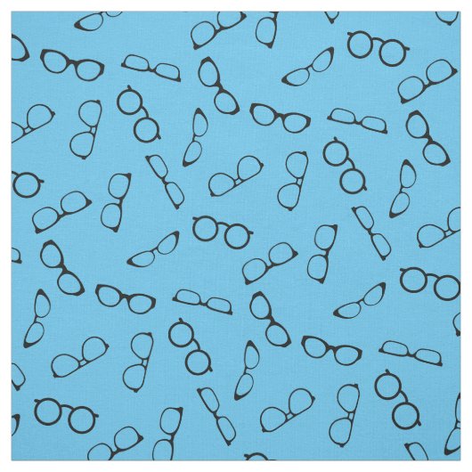 Gläser Niedlich Optometriker Blau Stoff (Muster)