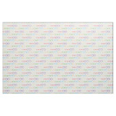 Gläser Niedlicher Optiker Regenbogen Weiß Stoff (Fat Quarter (45,7 x 55,9 cm))