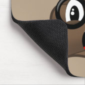 Gläser oh kacken Emoji Mousepad (Ecke)