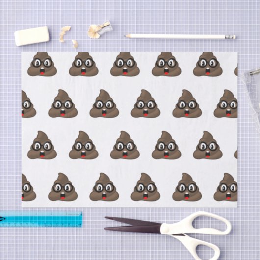 Gläser oh kacken Emoji Seidenpapier (Handwerk)