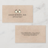 Gläser | Optometriker Visitenkarte (Vorne/Hinten)