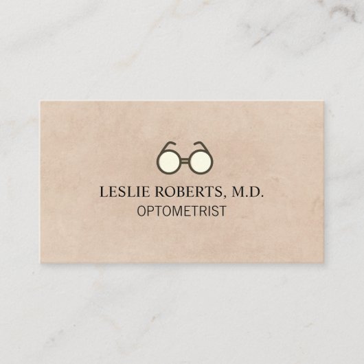 Gläser | Optometriker Visitenkarte (Vorderseite)
