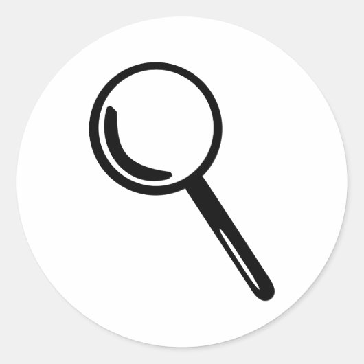 Gläser Runder Aufkleber (Vorderseite)