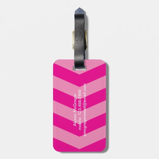 Gläser und Eiffelturm-Paris-Gepäckanhänger Gepäckanhänger (Rückseite vertikal)