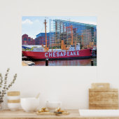 Gläserei Chesapeake (und Nationales Aquarium) Poster (Küche)