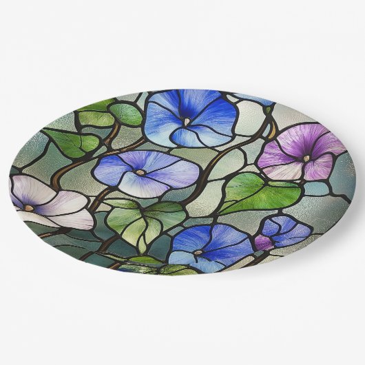 Gläsergläser Pappteller (Schrägansicht)