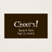 Gläserner Gläserner Champagner - Ticket (Rückseite)