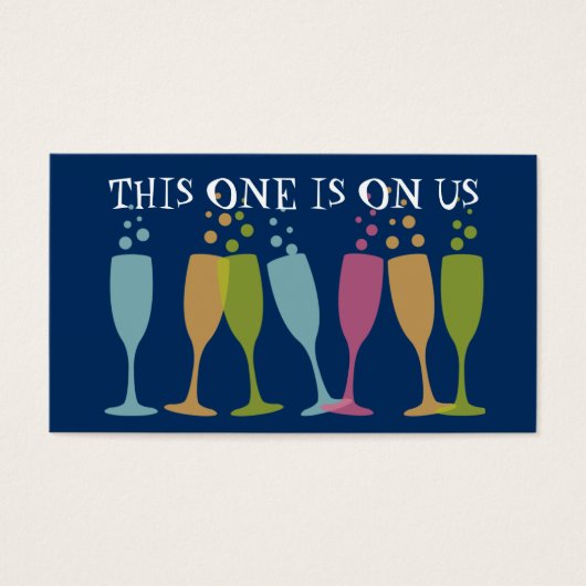 Gläserner Gläserner Champagner - Ticket (Vorderseite)