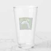 Gläserner Schneefall Glas (Rückseite)