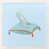 Gläserner Schuh Glasuntersetzer (Vorderseite)