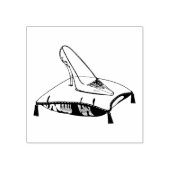 Gläserner Schuh Gummistempel (Prägung)