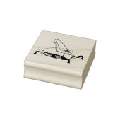 Gläserner Schuh Gummistempel (Stempel)