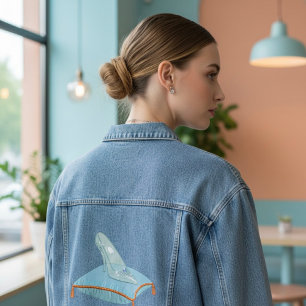 Gläserner Schuh Jeansjacke