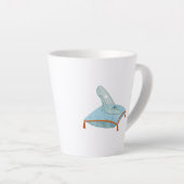 Gläserner Schuh Milchtasse (Rechte Ecke)