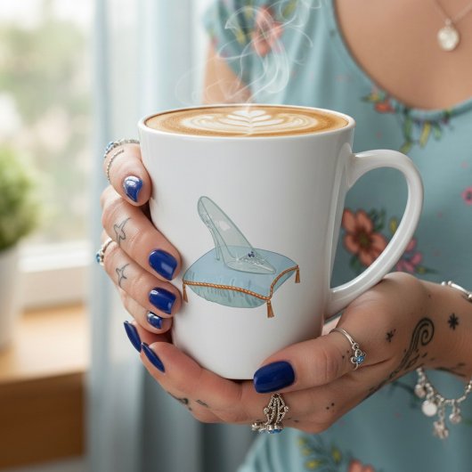 Gläserner Schuh Milchtasse