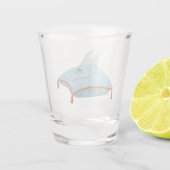 Gläserner Schuh Schnapsglas (Rückseite)