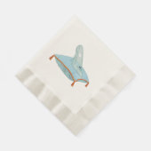 Gläserner Schuh Serviette (Ecke)