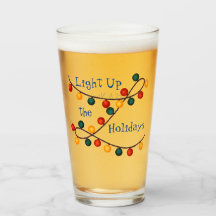 Gläserner Tumbler 'Light Up The Holidays'