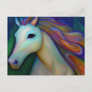 Gläserpferd Postkarte