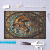 Gläserpferd Seidenpapier (Handwerk)