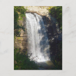 Glasfälle Wasserfall North Carolina Postkarte