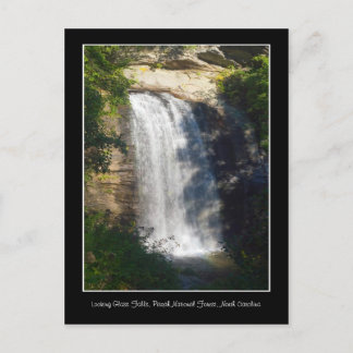 Glasfälle Wasserfall North Carolina Postkarte