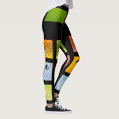 Glasfarben Leggings (Rechts)