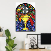 Glasfaser Chalice Poster (Heimbüro)