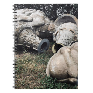 Glasfaser-Friedhofseiskegel Notizblock