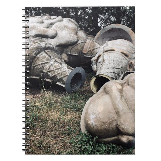 Glasfaser-Friedhofseiskegel Notizblock (Vorderseite)