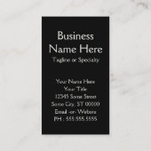 Glasfaser-Friedhofseiskegel Visitenkarte (Rückseite)